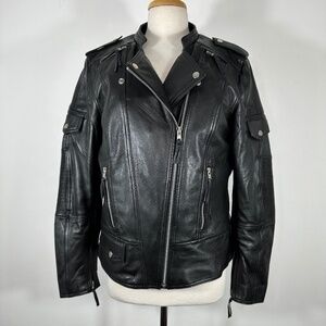 New MFG First Classics Authentic Riding Gear Women's Sz XL Leather Jacket $600